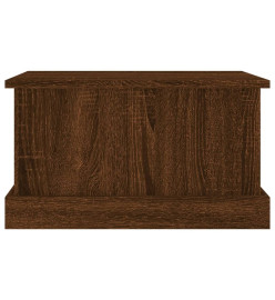 Boîte de rangement chêne marron 50x30x28 cm bois d'ingénierie