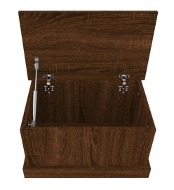 Boîte de rangement chêne marron 50x30x28 cm bois d'ingénierie