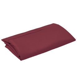 Tissu de remplacement pour parasol déporté Rouge bordeaux 350cm