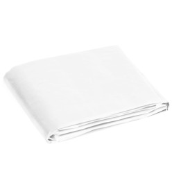 Bâche 180 g/m² 4x8 m Blanc PEHD