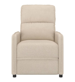 Fauteuil de massage Crème Tissu microfibre