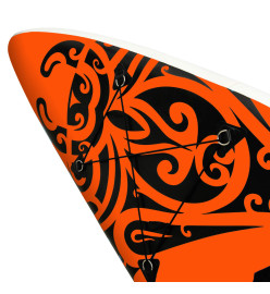 Ensemble de planche SUP gonflable 305x76x15 cm Orange