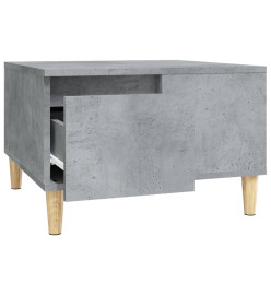 Table basse gris béton 55x55x36,5 cm bois d'ingénierie