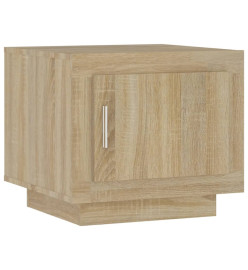 Table basse Chêne sonoma 51x50x45 cm Bois d'ingénierie