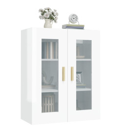 Armoire murale suspendue Blanc brillant 69,5x34x90 cm