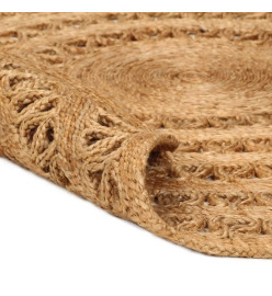 Tapis Jute tressé à la main 180 cm Rond