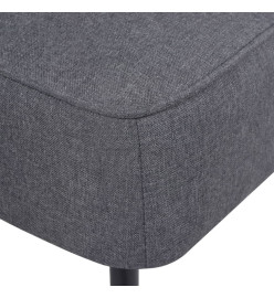 Chaise de cocktail Gris foncé Tissu