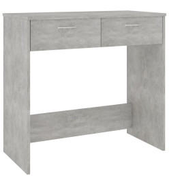 Bureau Gris béton 80x40x75 cm Aggloméré