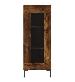 Buffet Chêne fumé 34,5x34x90 cm Bois d'ingénierie