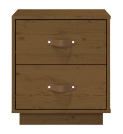 Tables de chevet 2pcs Marron miel 40x34x45cm Bois de pin massif