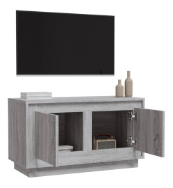 Meuble TV sonoma gris 80x35x45 cm bois d'ingénierie