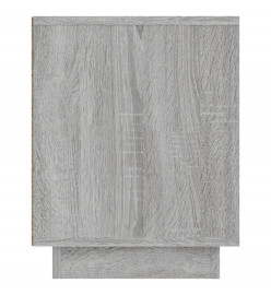 Meuble TV sonoma gris 80x35x45 cm bois d'ingénierie