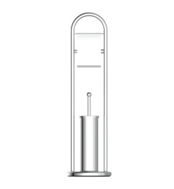 EISL Ensemble de toilette sur pied 2 en 1 Chrome