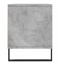 Meuble TV gris béton 100x34,5x44,5 cm bois d'ingénierie