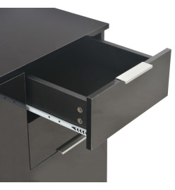 Buffet Noir brillant 107x35x80,5 cm