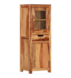 Buffet haut 40x34x110 cm bois massif d'acacia