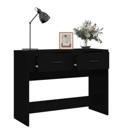 Table console Noir 100x39x75 cm Bois d'ingénierie