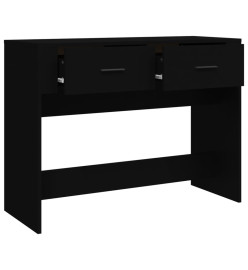 Table console Noir 100x39x75 cm Bois d'ingénierie