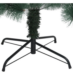 Sapin de Noël artificiel avec support Vert 180 cm PET