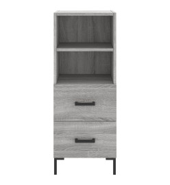 Buffet haut Sonoma gris 34,5x34x180 cm Bois d'ingénierie