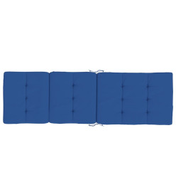 Coussins de chaise longue lot de 2 bleu royal tissu oxford