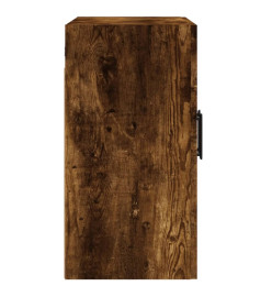 Armoire murale chêne fumé 60x31x60 cm bois d'ingénierie