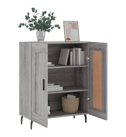 Buffet sonoma gris 69,5x34x90 cm bois d'ingénierie