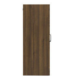 Armoire murale suspendue Chêne marron 69,5x34x90 cm