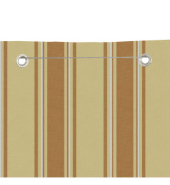 Écran de balcon Jaune et orange 140x240 cm Tissu Oxford