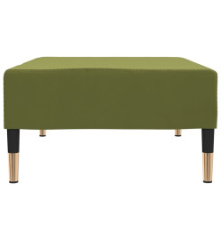 Repose-pied Vert clair 78x56x32 cm Velours