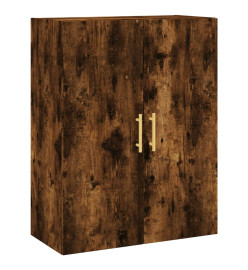 Armoire murale chêne fumé 69,5x34x90 cm