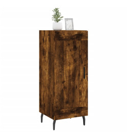 Buffet Chêne fumé 34,5x34x90 cm Bois d'ingénierie