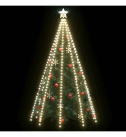 Guirlande lumineuse d'arbre de Noël 400 LED Blanc froid 400 cm