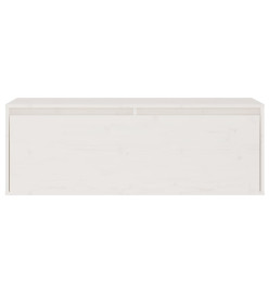 Meubles TV 3 pcs Blanc Bois massif de pin