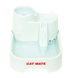 FLAMINGO Fontaine à eau Cat Mate 20,4x24,5x17,3 cm 2 L Blanc