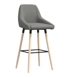 Tabouret de bar Gris clair Tissu