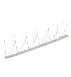Ensemble de 6 pointes à 5 rangées contre oiseaux Inox 3 m