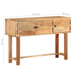 Buffet 115x35x75 cm Bois d'acacia massif