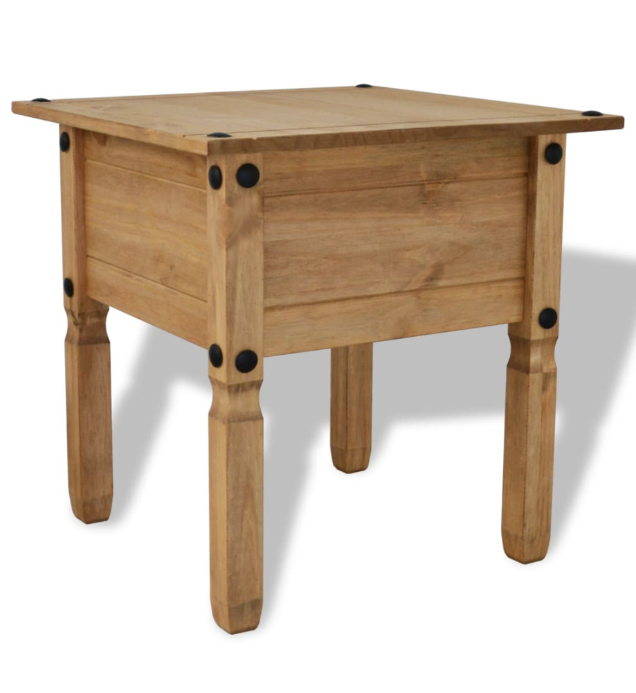 Table d'appoint Pin mexicain Gamme Corona 53,5 x 53,5 x 55 cm