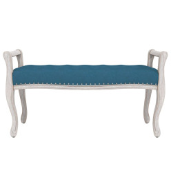 Banc Bleu 110x45x60 cm Velours