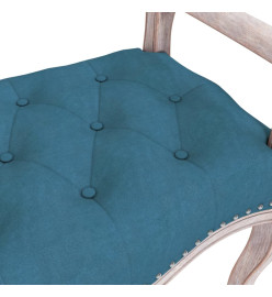 Banc Bleu 110x45x60 cm Velours