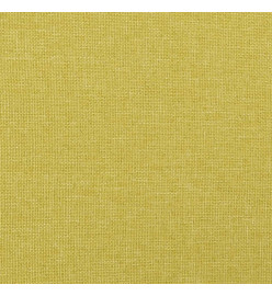 Tête de lit avec oreilles Vert 203x16x118/128 cm Tissu