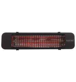 Sunred Chauffage suspendu Royal Diamond Dark 2500 W Noir