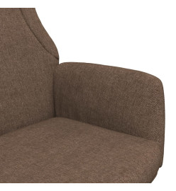 Chaise de relaxation Marron Tissu