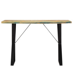 Table de salle à manger 120x60x76cm Bois de récupération massif