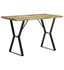 Table de salle à manger 120x60x76cm Bois de récupération massif