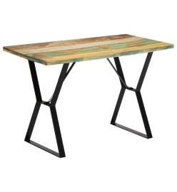 Table de salle à manger 120x60x76cm Bois de récupération massif