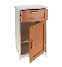 Bathroom Solutions Armoire avec porte et tiroir MDF