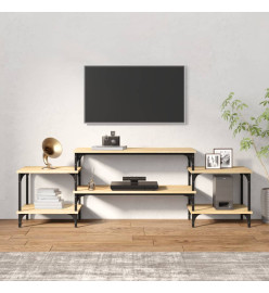 Meuble TV Chêne sonoma 157x35x52 cm bois d'ingénierie