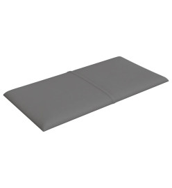 Panneaux muraux 12 pcs Gris clair 30x15 cm Tissu 0,54 m²